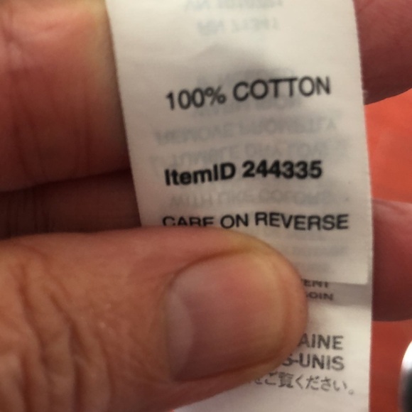 L.L.Bean Women's Black Soft Cotton V Neck Size L Reg - Picture 5 of 9